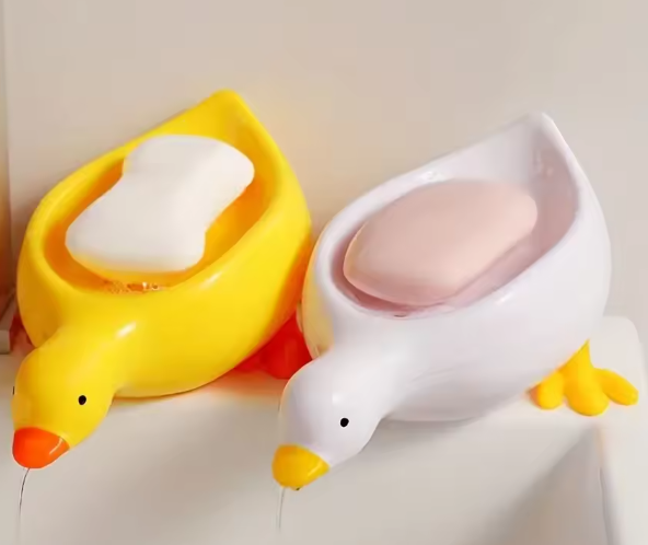 Porte-savon Canard Drôle et Pratique