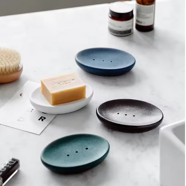 Porte-savon céramique flocon de neige