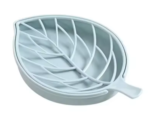 Porte-savon feuille à double drainage