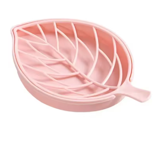 Porte-savon feuille à double drainage