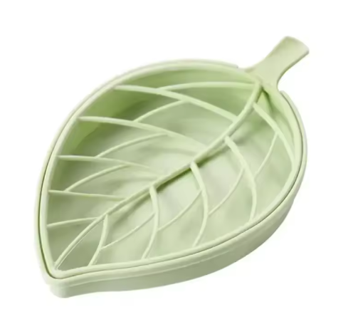 Porte-savon feuille à double drainage
