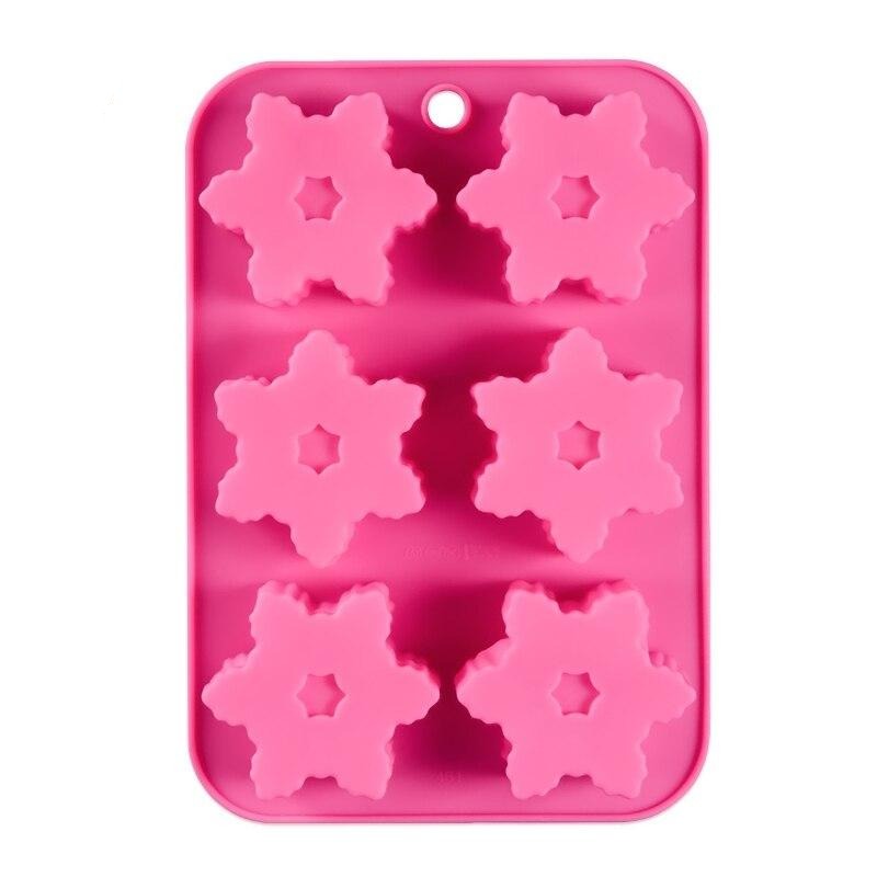 Nouveau flocon de neige Silicone Chocolat Moule Décoration Cuisson Moule  Bonbons Biscuits Jelly Wax Melts Savon sans BPA -  France