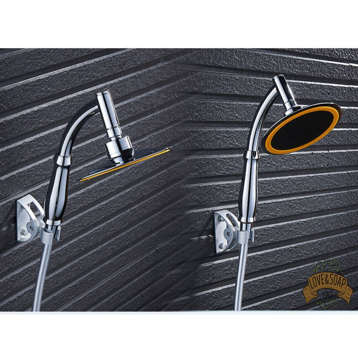Double pommeau de douche, pommeau de douche haute pression de 20,3 cm avec pommeau de douche à Double pommeau de douche, pommeau de douche haute pression de 20,3 cm avec pommeau de douche à