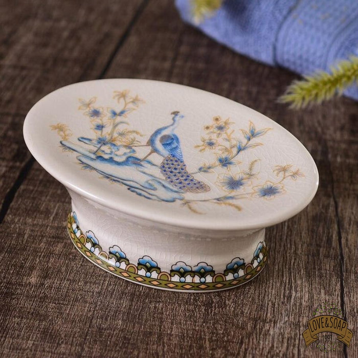 Fait Main Ottoman Porte-Savon Céramique Peint Main - Motif Bleu Égée, 13.2x9.5x3.2 Cm, Style Ottoman Authentique Porte Savon Motif 3D Fait Main Ottoman Porte-Savon Céramique Peint Main - Motif Bleu Égée, 13.2x9.5x3.2 Cm, Style Ottoman Authentique Porte Savon Motif 3D